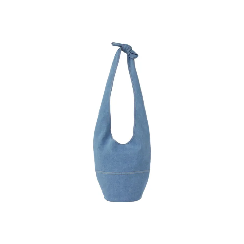 KENZO Denim Tote Bag, Shoulder Bag Large Size Women's Denim Blue-1