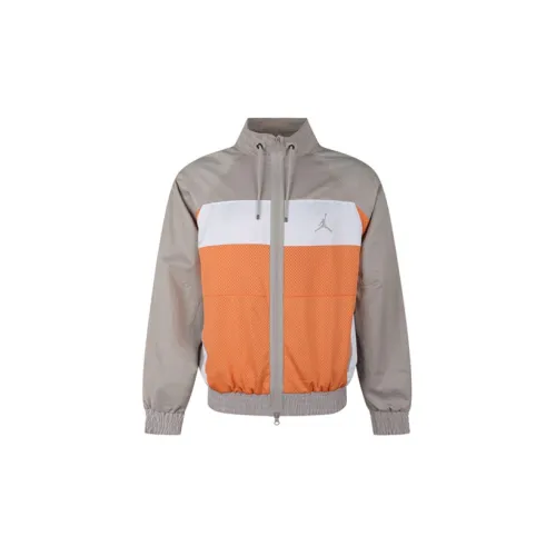 Jordan Jackets Men Orange Brown