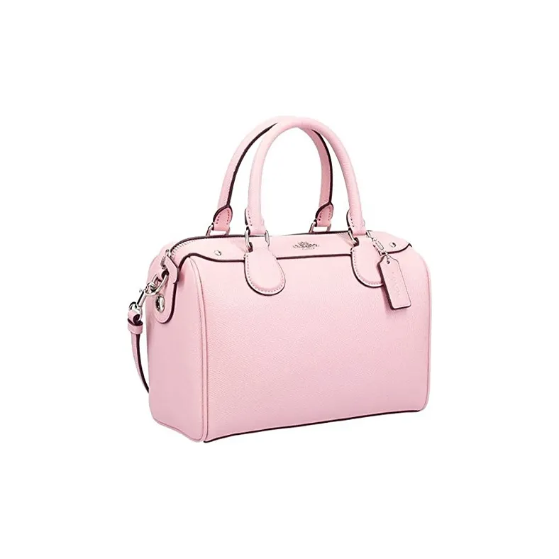 COACH Bennett Genuine Leather Boston Bag Handbag Shoulder Bag Crossbody Bag Mini Women's Light Cherry Blossom Pink-1