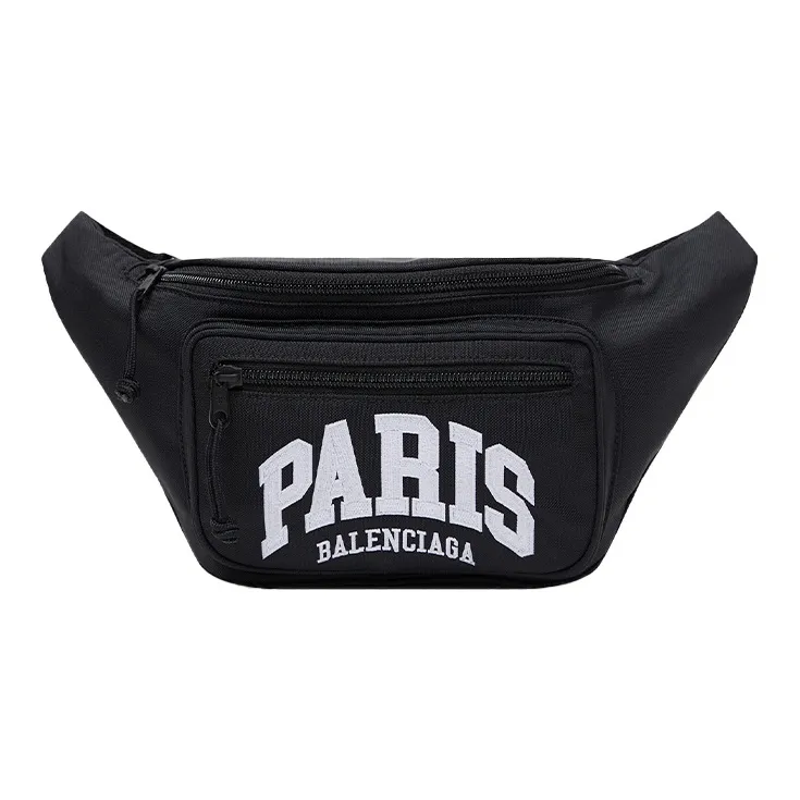 Balenciaga Recycled Nylon Fanny Pack Regular Men's Black-0