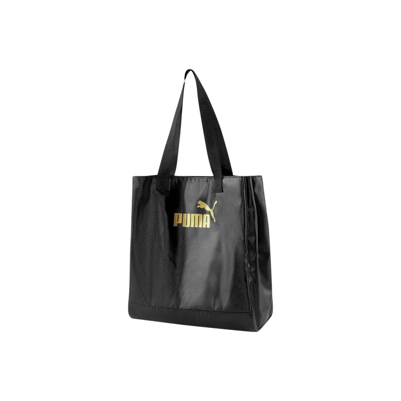 PUMA Fabric Tote Bag Shopping Bag Shoulder Bag Handbag Regular Unisex Black-2