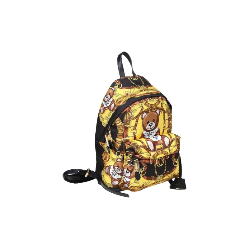 MOSCHINO Nylon Backpack Unisex Yellow-1