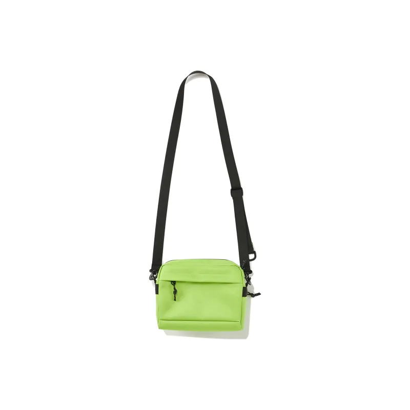 FPA Polyester Crossbody Bag Regular Unisex Black/Gray/Mint Green-11