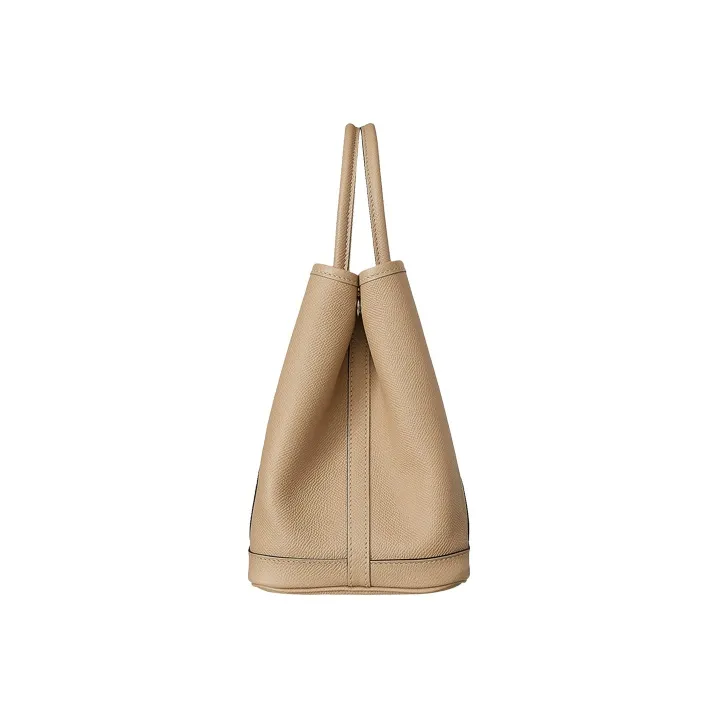 HERMES Garden Party Epsom Calfskin Handbag Women's S2 Trench Trench Coat Beige-2