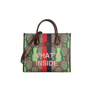 GUCCI Cow Leather One Shoulder Handbags Small Size Women's Multicolor