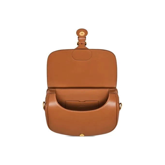 DIOR Bobby Smooth Finish Calfskin Crossbody Bag Shoulder Bag Women's Camel-3