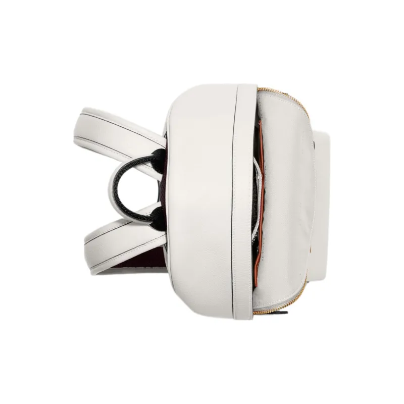 COACH Charter Polished Pebbled Leather Backpack Tubas Women's Chalk White-2
