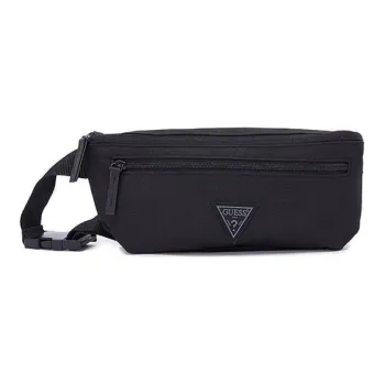 GUESS Polyester Individual Cycling Crossbody Bag Sling Bag Fanny Pack Regular Unisex Dark Red/Gray/Black