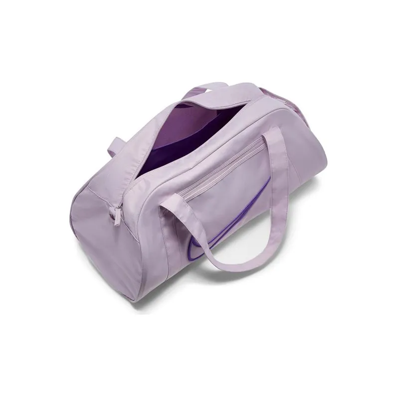 Nike Fabric Gym Bag, One Shoulder Handbag, Travel Bag Regular Unisex Ice Pale Purple/Wild Berry/Light Taro Purple-3