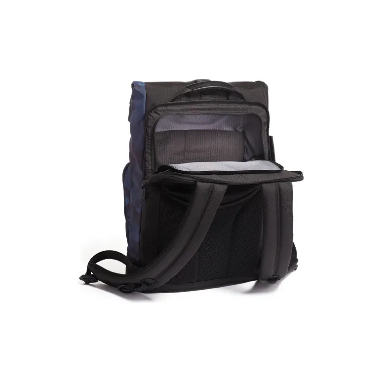 TUMI Alpha Bravo Fabric Backpack Men's Camouflage Blue-4