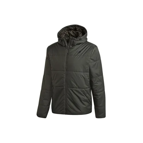 Adidas Puffer Jackets Men Dark Green