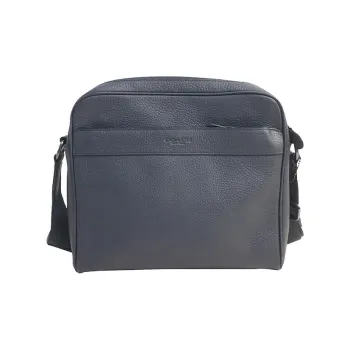 COACH Charles Pebbled Leather Camera Bags Crossbody Bag Shoulder Bag Men's Blue Black