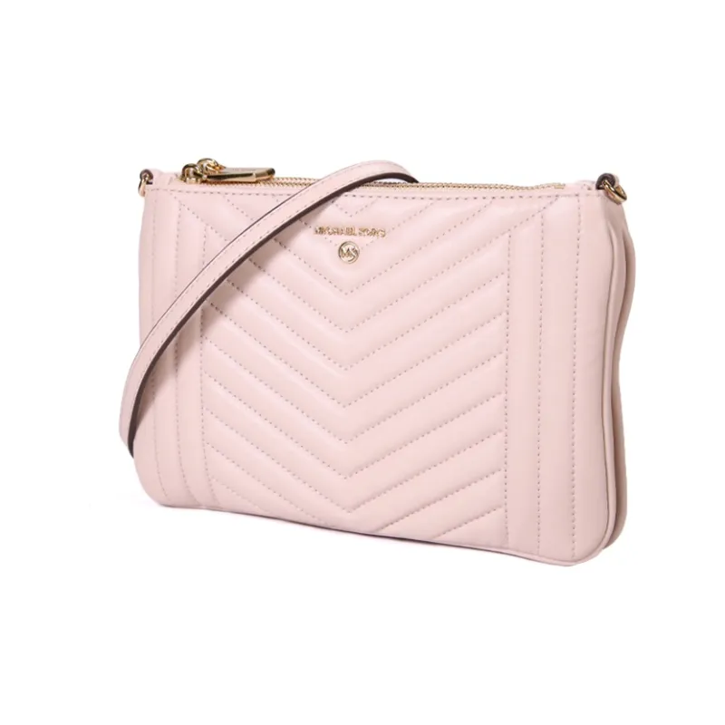 MICHAEL KORS Jet Set Charm Leather Shoulder Bag Crossbody Bag Medium Size Women's Pink-2