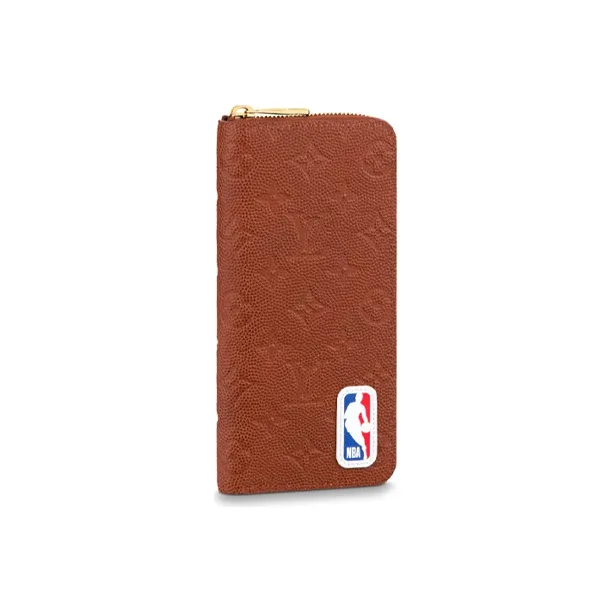 LOUIS VUITTON X Nba Zippy Wallet Vertical Brown-0