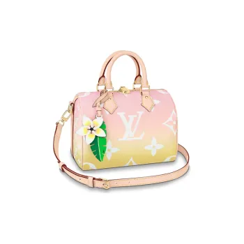 LOUIS VUITTON Speedy Bandouliere Gradient Pastel 25 Light Pink