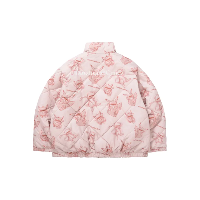 HARSH AND CRUEL Puffer Jackets Unisex-7