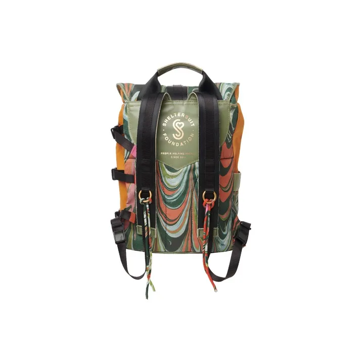 Chloe Chloé Bags Canvas Backpack Women's Green, Multicolor-1