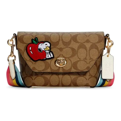 Snoopy X COACH Karlee Crossbody Bags