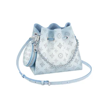 LOUIS VUITTON Bella Cow Leather Moonlight Goddess, Shoulder Bag, Crossbody Bag Women's Gradient Light Blue
