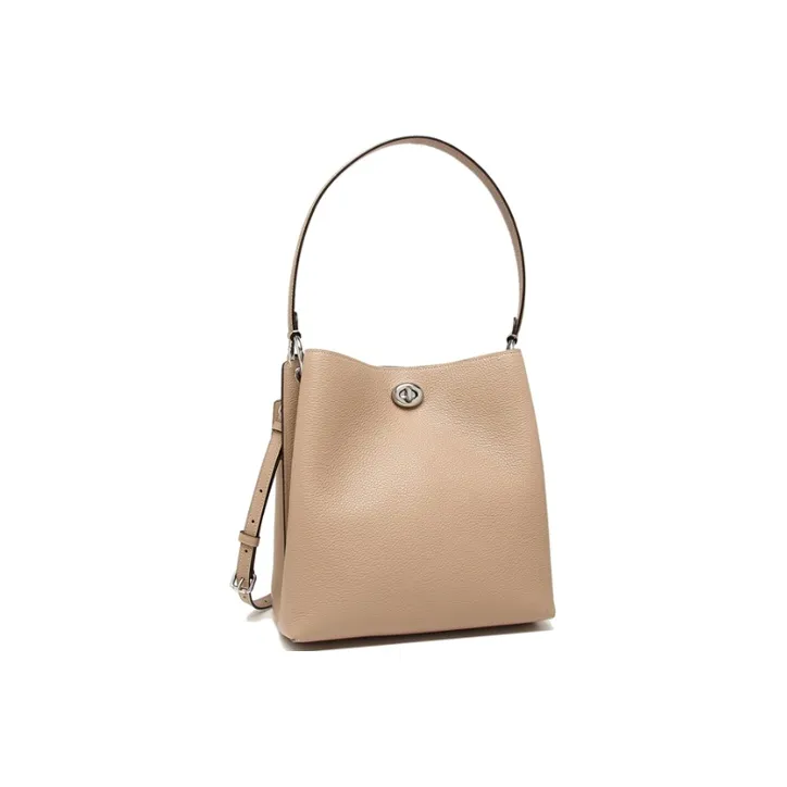COACH Charlie Leather Bucket Bags Crossbody Bag Shoulder Bag Women's Oat-2