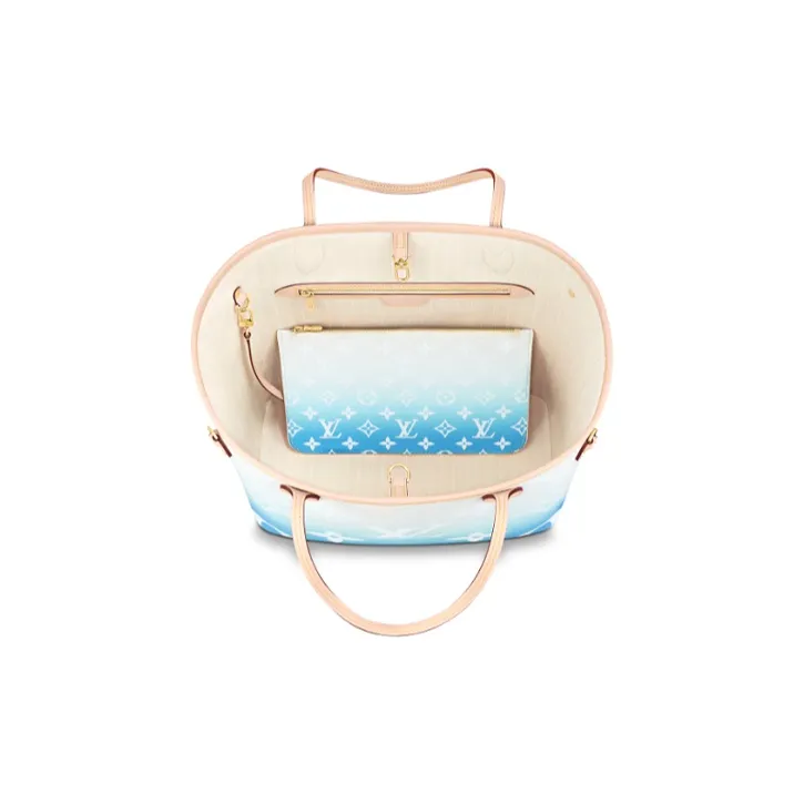 LOUIS VUITTON Neverfull Gradient Pastel Mm Blue-3
