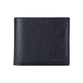 COACH 3 IN 1 Wallet Leather Card Holder Wallet Men's Black