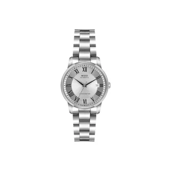 MIDO Baroncelli Collection Automatic Mechanical Movement Men's Watches Watch Silver Dial Steel Case Steel Strap