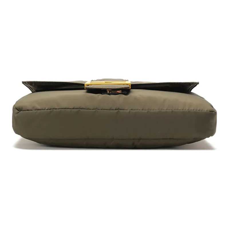 FENDI Baguette Fabric Shoulder Bag Crossbody Bag Sling Bag Fanny Pack Regular Men's Army Green-4