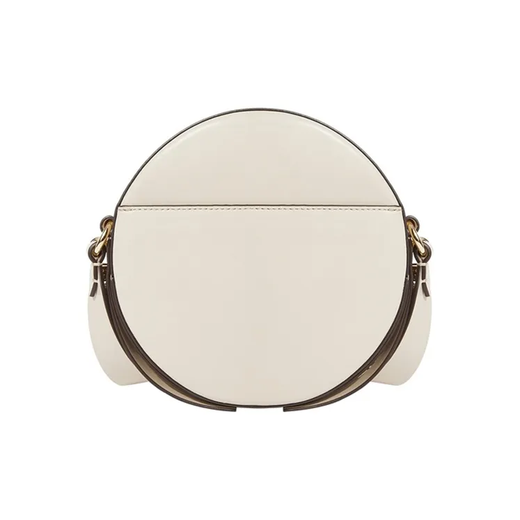 MICHAEL KORS Leather Round Bag, Shoulder Bag, Crossbody Bag Regular Women's Gold White Multicolor-3