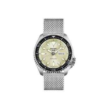 SEIKO Series 5 Automatic Mechanical Movement Stainless Steel Strap Watch Men's Watches Green Dial SRPE75K1