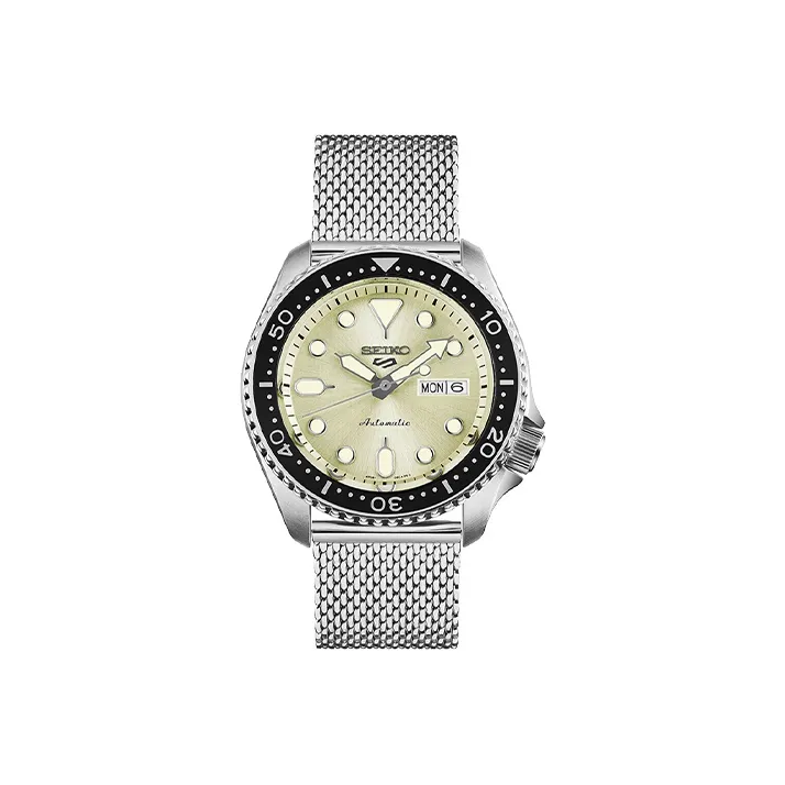 SEIKO Series 5 Automatic Mechanical Movement Stainless Steel Strap Watch Men's Watches Green Dial SRPE75K1-0