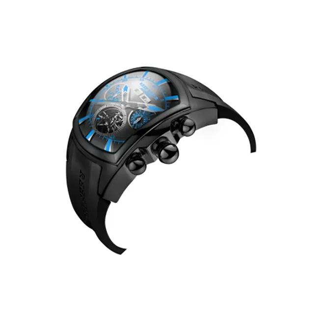 REEF TIGER Aurora Collection Tank II Automatic Mechanical Movement Watch Men's Watches Blue Dial-1