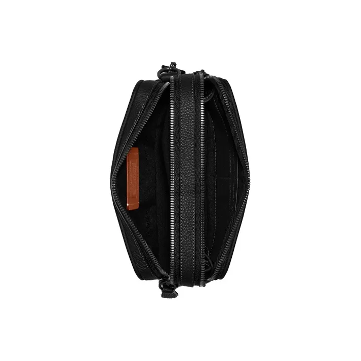 COACH Charter Leather Camera Bag, Handbag, Shoulder Bag, Crossbody Bag Trumpets Men's Black-3