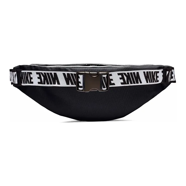 Nike Polyester Crossbody Bag, Fanny Pack Regular Unisex Black Gray-1