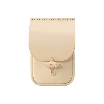 LINE ARTISANAL Vegetable Tanned Cow Leather Shoulder Bag Crossbody Bag Fanny Pack Regular Unisex