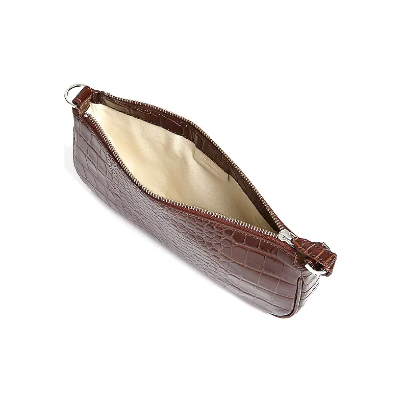 By Far Crocodile embossed Shoulder Bag-2