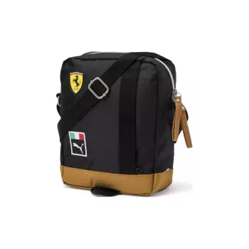 PUMA Ferrari Collaboration Fabric Crossbody Bag Regular Unisex Black