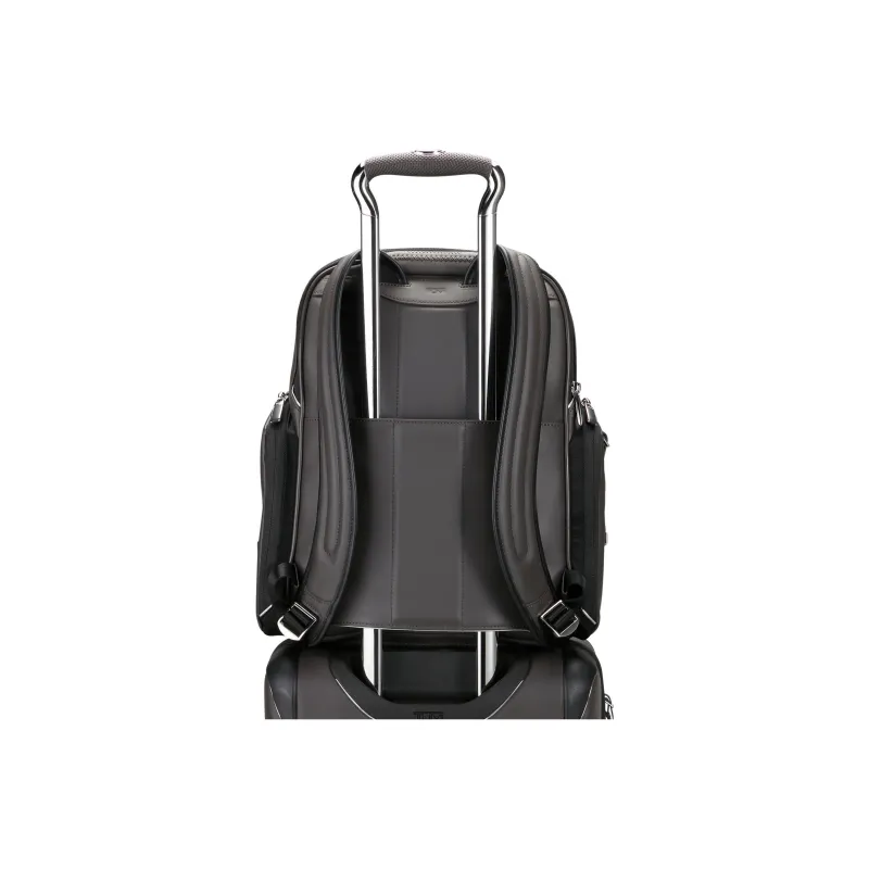TUMI Arrivé Cow Leather Backpack Men's Taupe-6
