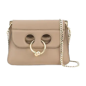 JW Anderson Cow Leather Shoulder Bag Women's Nude