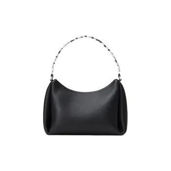 Alexander Wang Cow Leather Shoulder Bag, Hobo Bag, Shoulder Bag, Handbag Medium Size Women's Black