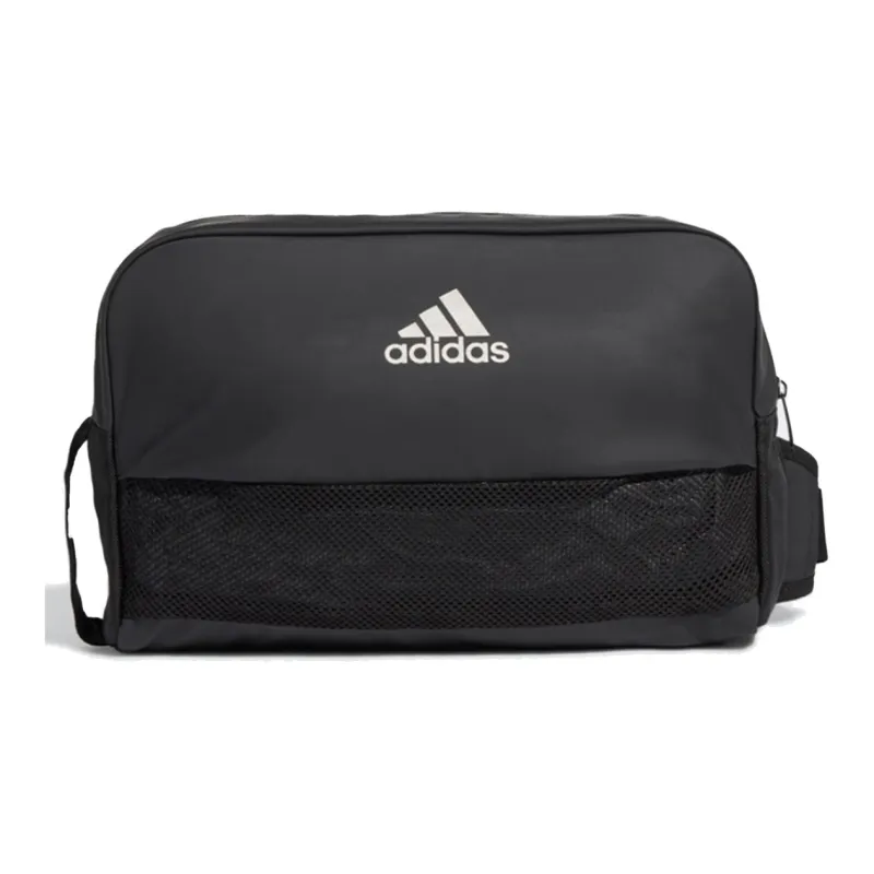 Adidas Polyester Athletic Shoes With Clutch Unisex Black-0