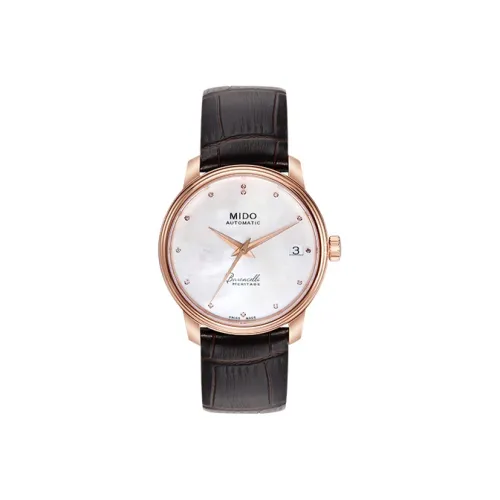 MIDO Wmns Baroncelli Series Automatic Mechanical Watch M027.207.36.106.00 White