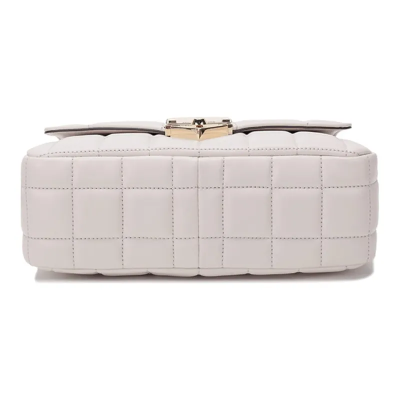 MICHAEL KORS Soho Sheepskin Shoulder Bag Women's Milk White-4