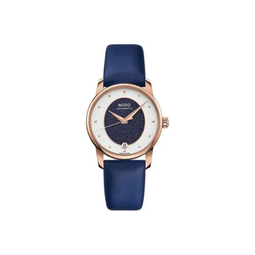MIDO Wmns Baroncelli Series Automatic Mechanical Watch M035.207.37.491.00 Blue