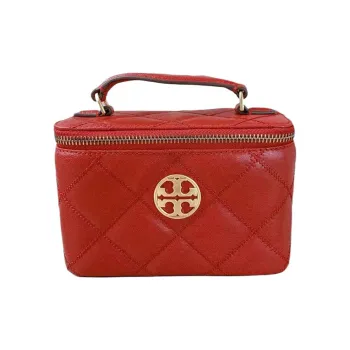 TORY BURCH TB Willa Sheepskin Box Bag One Shoulder Handbag Regular Women's Red