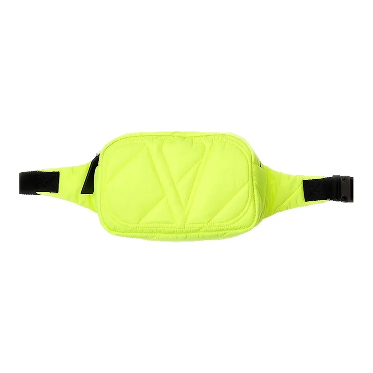 Valentino Polyester Sling Bag Crossbody Bag Fanny Pack Men's Neon Green-0
