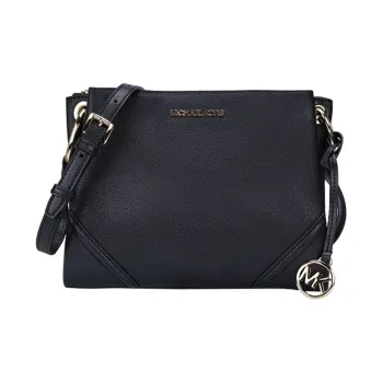 MICHAEL KORS MICHAEL KORS Luggage Collection Cow Leather Crossbody Bag Envelope Bag Large Size Women's Black