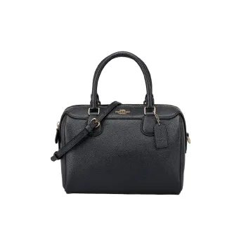 COACH Bennett Leather Bucket Bag Handbag Shoulder Bag Crossbody Bag Medium Size Women's Dark Blue