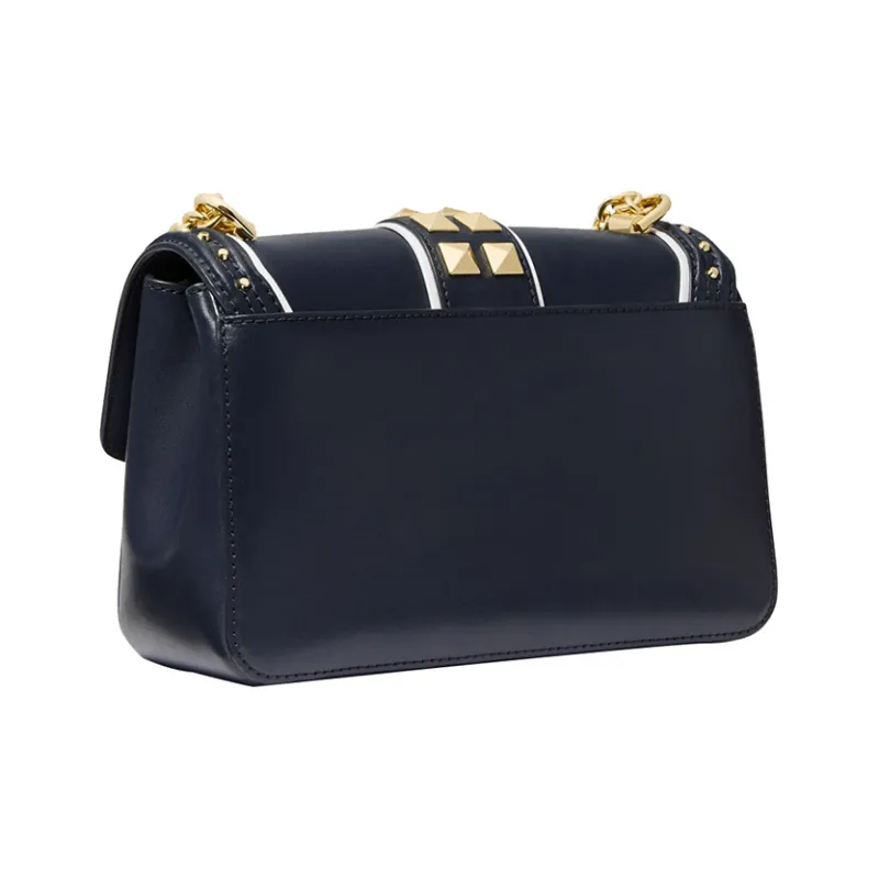 MICHAEL KORS Soho Leather Shoulder Bag, Crossbody Bag Tubas Women's Marine Blue-3