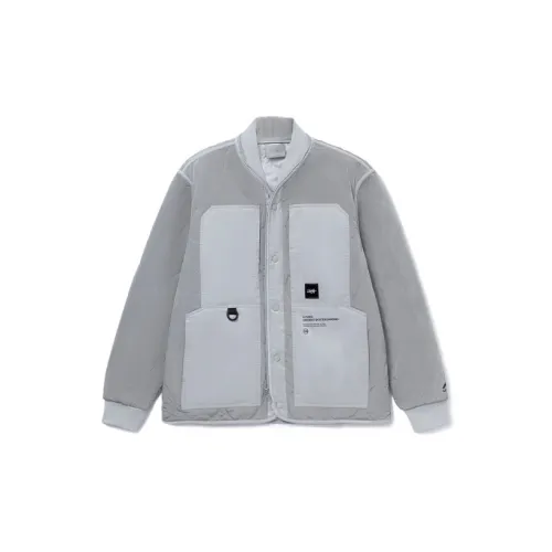 LINING Skateboard Puffer Jackets Men Gray